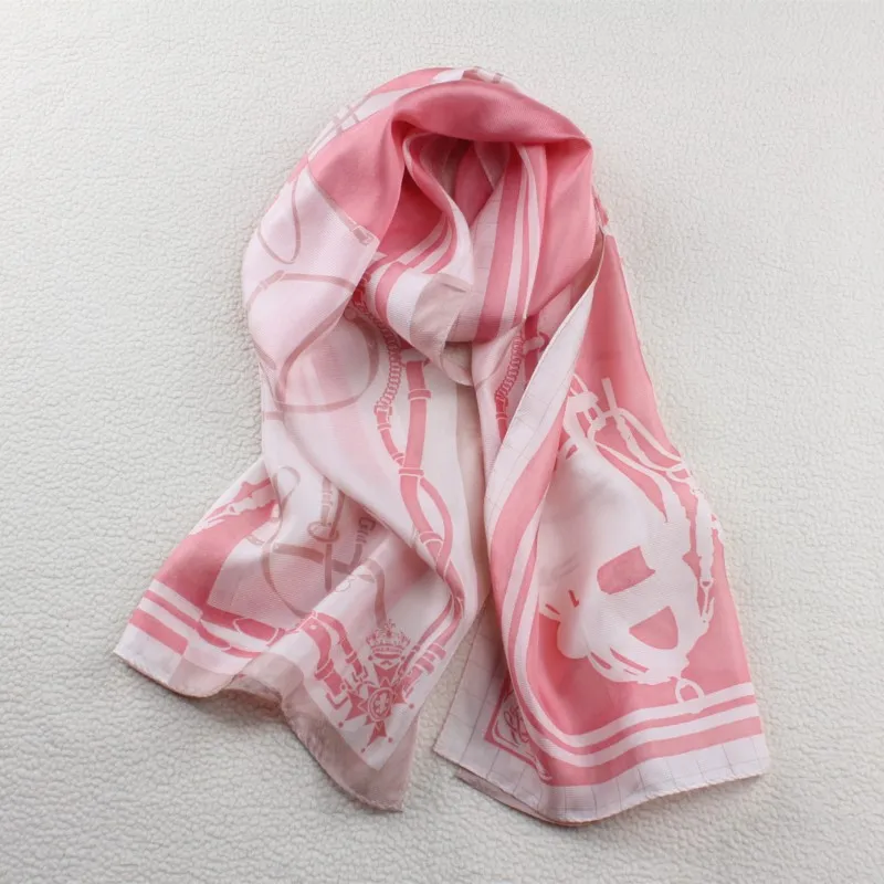 Женский длинный большой шарф из 100% чистого шелка платок с запахом 176X55 69 &quotx 21&quot