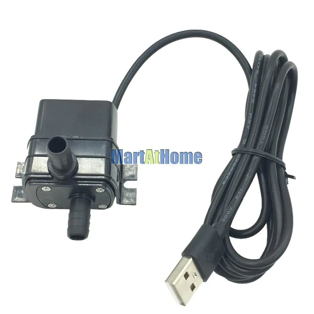 USB DC бесщеточный мини водяной насос 4 8 Вт 240л/ч 3 метра 5-12 В для гидропоники