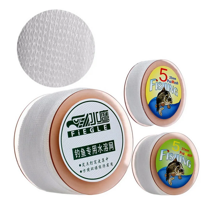 1 шт. 5 м растворитель воды из ПВХ узкий сетчатый тюбик для ловли карпа кормушка