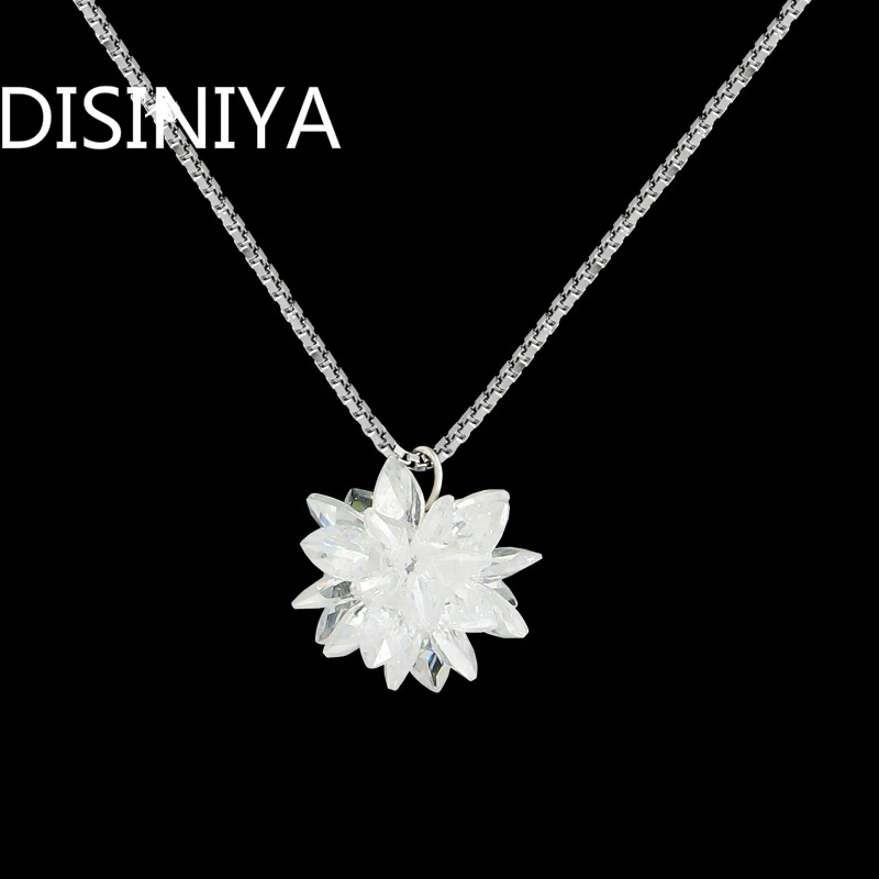 Женское Ожерелье макси из серебра 925 пробы с кристаллами | Украшения и аксессуары