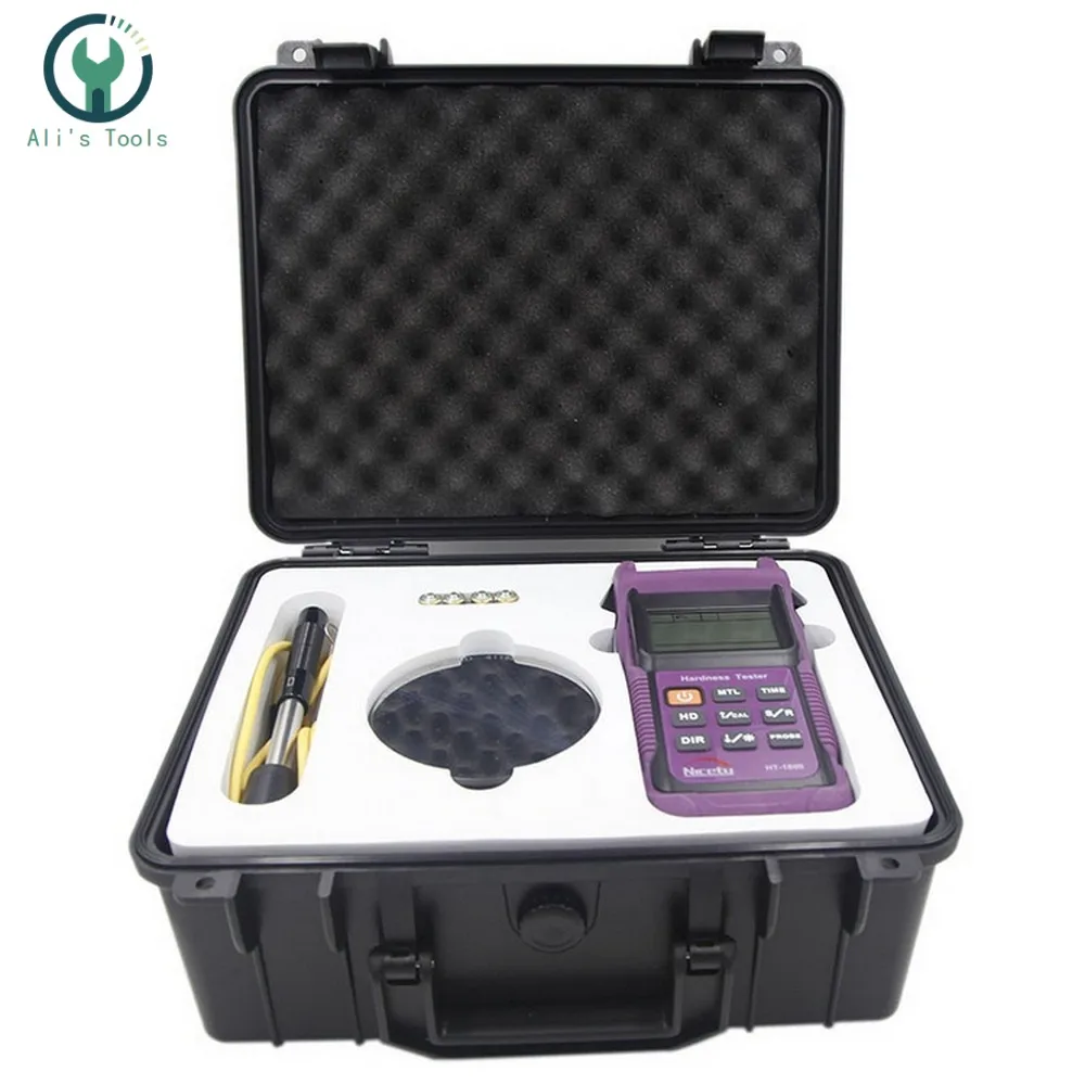 

Nicetymeter HT-1800 Portable Rebound Leeb Hardness Tester Meter Durometer HT1800 for Metal Steel Handheld HLD HRC HRB HB HV HS