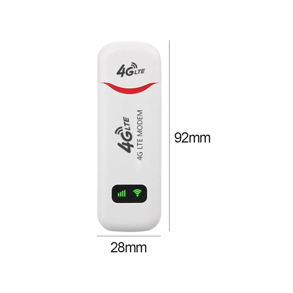 

ALLOYSEED QR91F 4G WiFi Router dongle antenna LTE USB Modem100Mbps Modem USB Dongle WiFi Router Wireless Hotspot with SIM Card