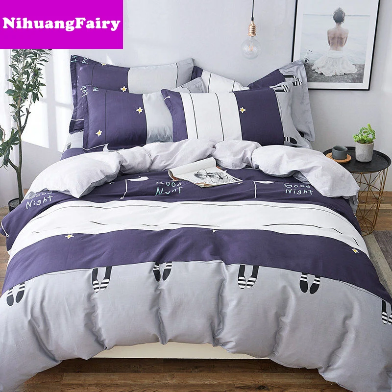 

Пододеяльник из хлопка, одинарный, двойной, стеганое одеяло для студентов, покрывало для общежития