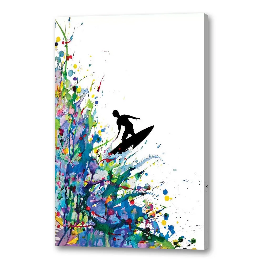 

Picture Canvas Printed Painting Watercolor Art Animals Wall Art Poster for Living Room Decor No Frame