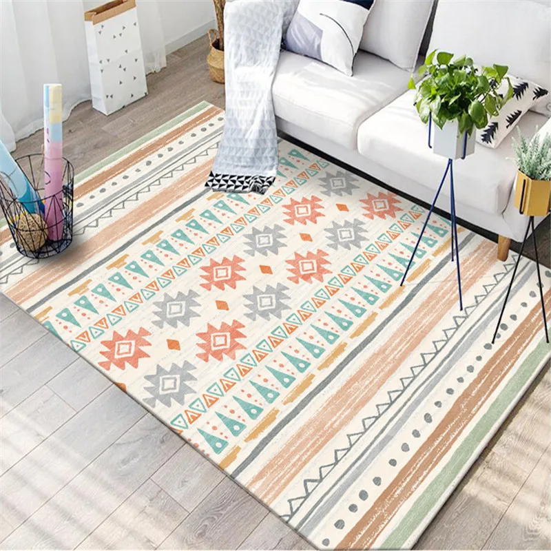 Nordic Style Carpet Bedroom Sofa Coffee Table Study Room Floor Mat Persian Style Livingroom Carpet Can Be Customized CF