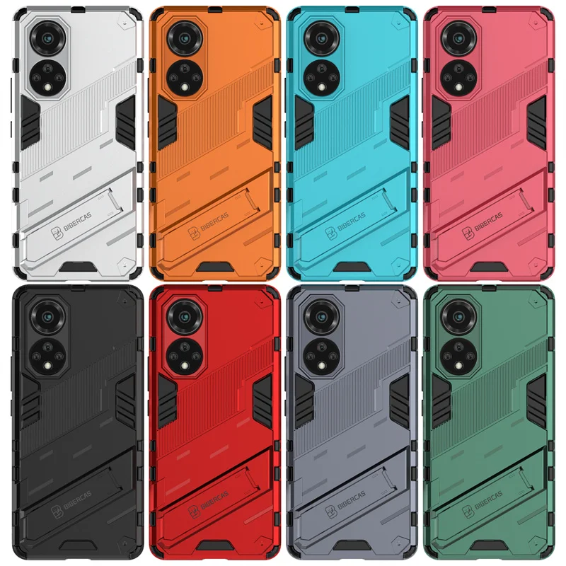 For Huawei Nova 9 Cover For Huawei Nova 9 Honor 50 Capas Bumper Armor Kickstand Back Holder Cover For Huawei Nova 8 8i 9 Fundas