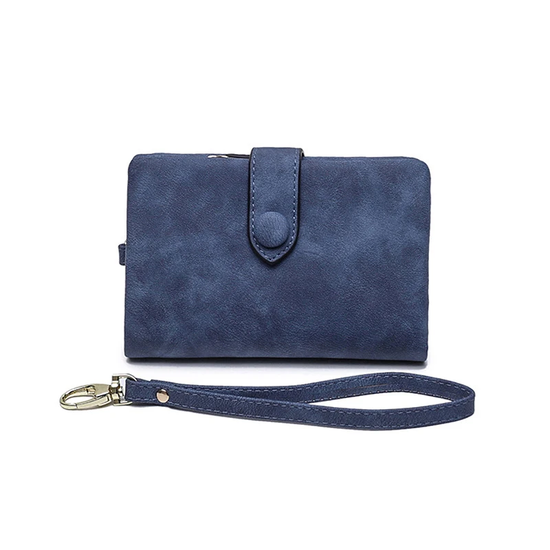 Dark blue S Новинка, женские кошельки из искусственной кожи, женские длинные кошельки на застежке, большая вместительность, Carteras, кошелек на молнии, Дамский кошелек, держатель для монет, карт, клатч - Цвет: Dark blue S