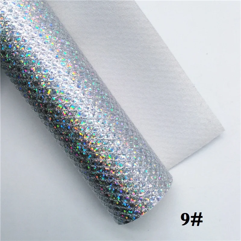 9 Glitterwishcome 21X29 см A4 размер винил для бантов переливающийся Блестящий Бриллиант кожа Fabirc искусственная кожа листы для бантов, GM650A - Цвет: 9