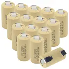 Аккумуляторы SC 2200 мАч, плоский верхний аккумулятор sub C NICD 1,2 в, перезаряжаемые сварочные вкладыши для dewalt, metabo, для шуруповертов, для B  D