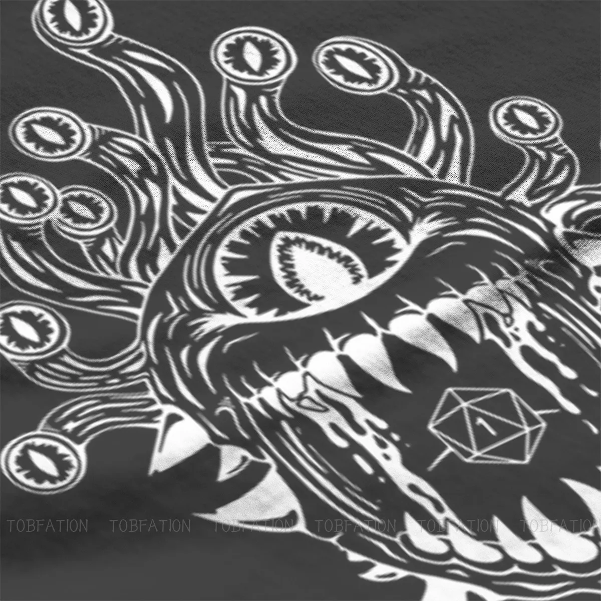 Игра DnD Мужская футболка Остерегайтесь глаз Beholder отличительная оригинальная