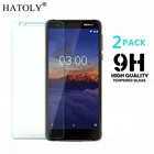 Закаленное стекло HATOLY для Nokia 3,1, 2 шт., ультратонкая Защита экрана для Nokia 3,1, пленка для Nokia 3,1 2018, стекло TA-1063, TA-1057