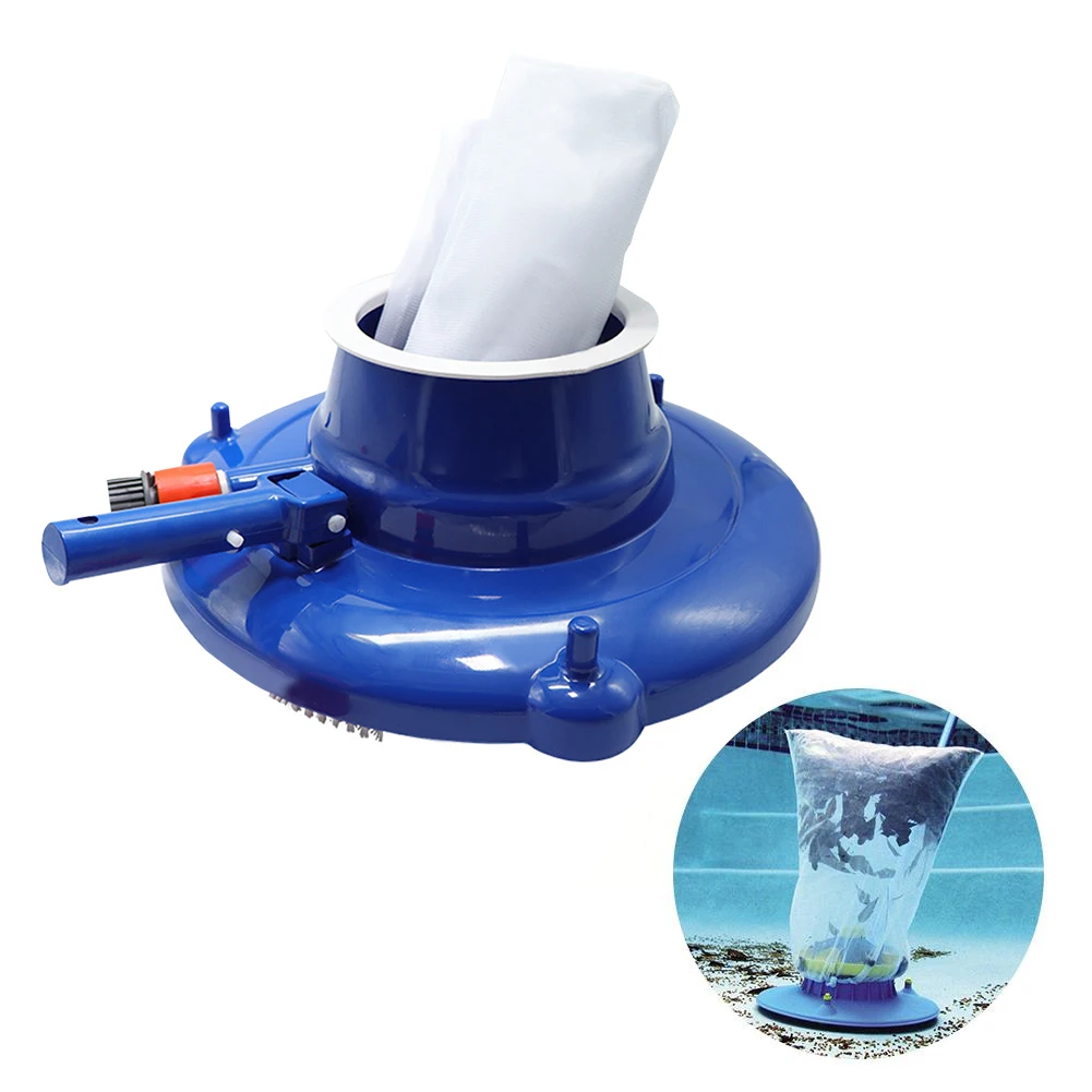 

Portable Pool Pond Vacuum Cleaner Suction Head with Mesh Bag Swimming Pool Leaf Cleaning Tools Swimming Outdoor Elements Tool