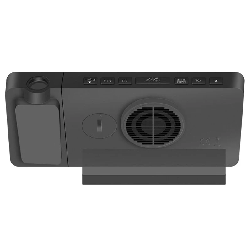 Проекционный Будильник Радио FM радио будильник с диммером ультра чистый