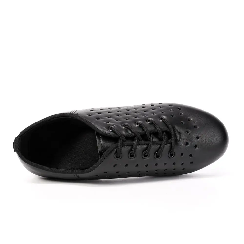 Туфли танцевальные с вырезами мягкие удобные и дышащие на каблуке 3 5 см|Обувь для