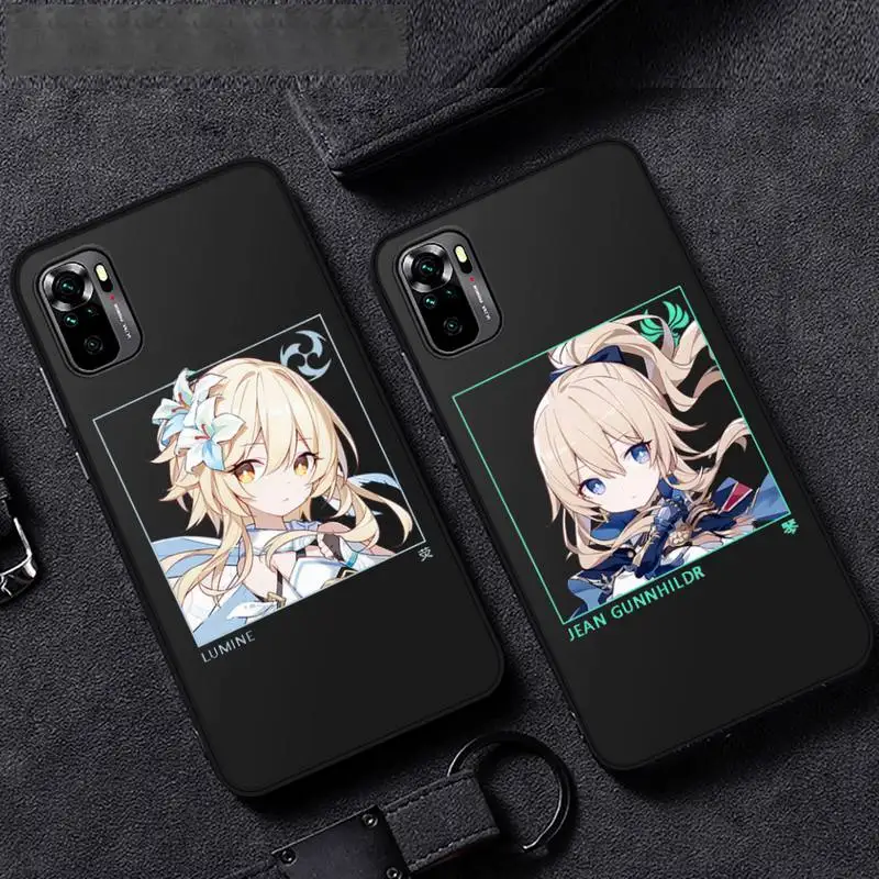 

Genshin impact zhongli xiao hutao Phone Case For Huawei P40 P20 P30 Mate 40 20 10 Lite Pro Nova 5t P Smart 2019