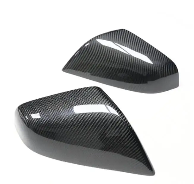 

Carbon Fiber Full Enclosure Cover Car Rearview Mirror Cover Cap 2pcs/Set For Tesla Model 3 2016 2017 2018 2019 2020
