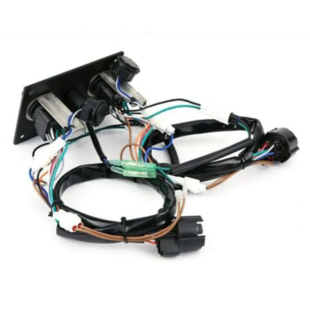 

Vertical Double Control Panel For Suzuki Outboard Engine 37100-96j24 Dual Engine Ignition Key Switch Panel Assembly Set