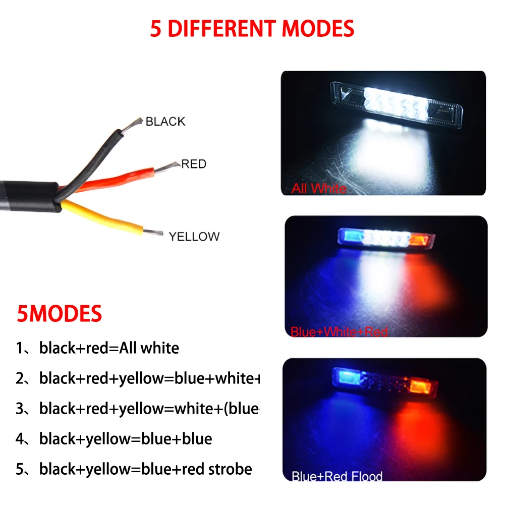 Светодиодная лампа для внедорожника грузовика прицепа рабосветильник щения 2 шт.