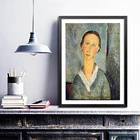 Античная краска Amedeo Modigliani Знаменитая Картина на холсте художественные принты абстрактная краска на стену картины для гостиной галерея Декор