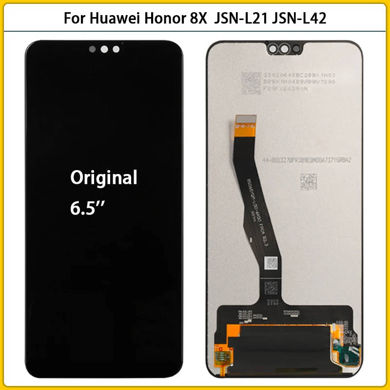 

Original 6.5'' For Huawei Honor 8X JSN-L21 JSN-L42 JSN-AL00 JSN-L22 LCD Display Touch Screen Panel Digitizer Assembly Replace
