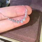 Ожерелье женское, с фианитами, универсальное