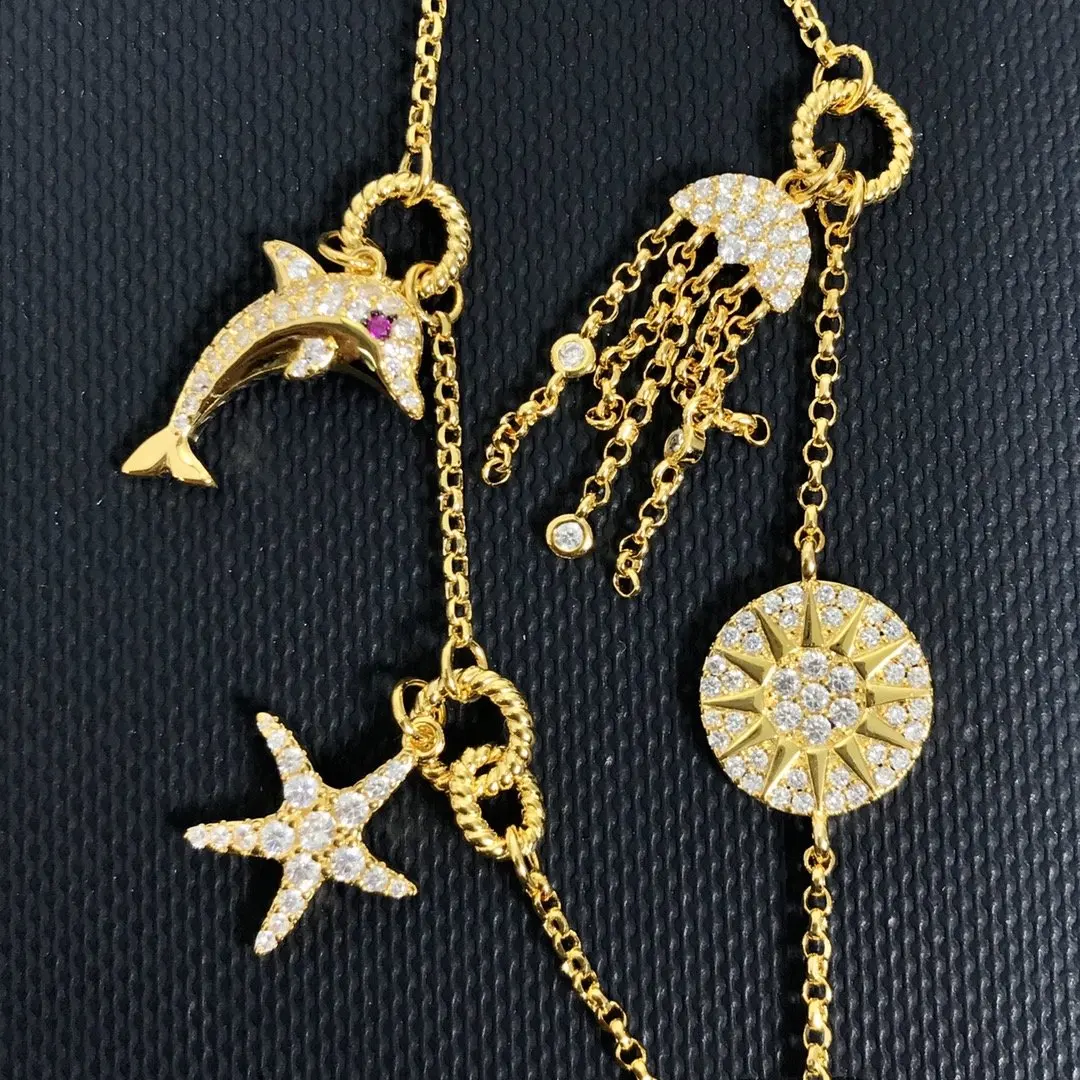 Высокое качество S925 стерлингового серебра оригинальные ювелирные изделия