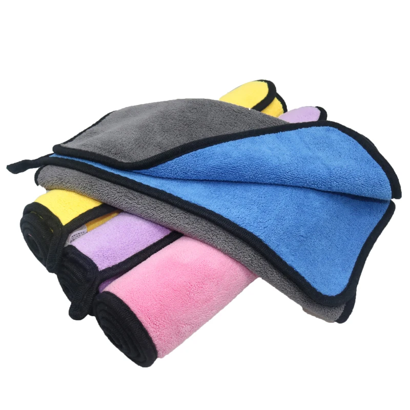 

1 Pcs Towels 30x60cm Car Wash Microfiber Towel Car Cleaning Drying Cloth Hemming Car Care Cloth Detailing Car Wash Towel/