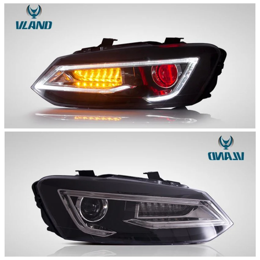 VLAND завод для автомобильных фар Polo СВЕТОДИОДНЫЙ Фонарь 2011 2012 2013 2014 2015 2016 2017 с