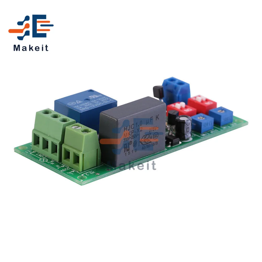 AC 100V-250V 100V 110V 120V 220V 230V 240V цикл повторить вкл/выкл триггерный релейный модуль с