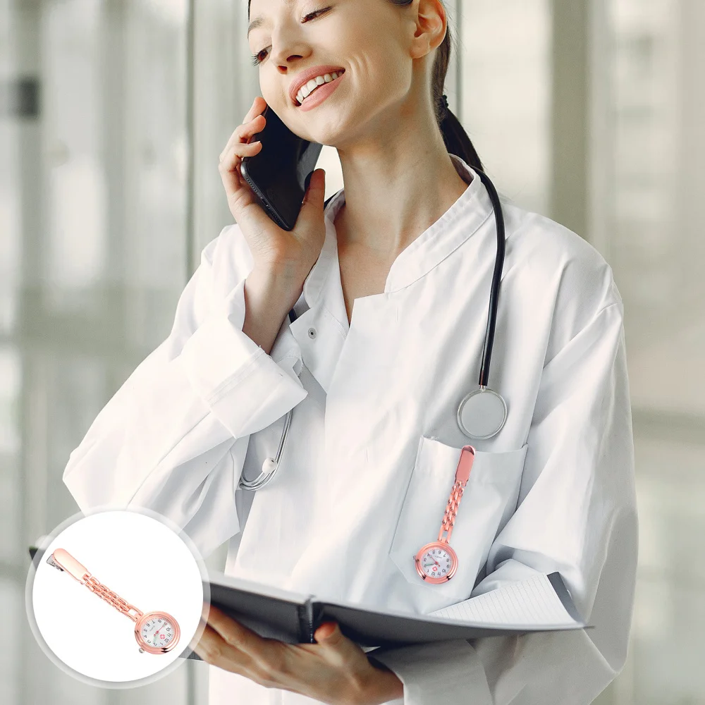 

Nurse Watch Fashionable Clip-on Nursing Watch Creative Alloy Nurse Watch