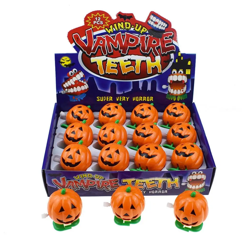 

Заводной коллекционный игрушечный подарок для детей на Хэллоуин, со смайликом, тыквой, легко управлять, горячая Распродажа