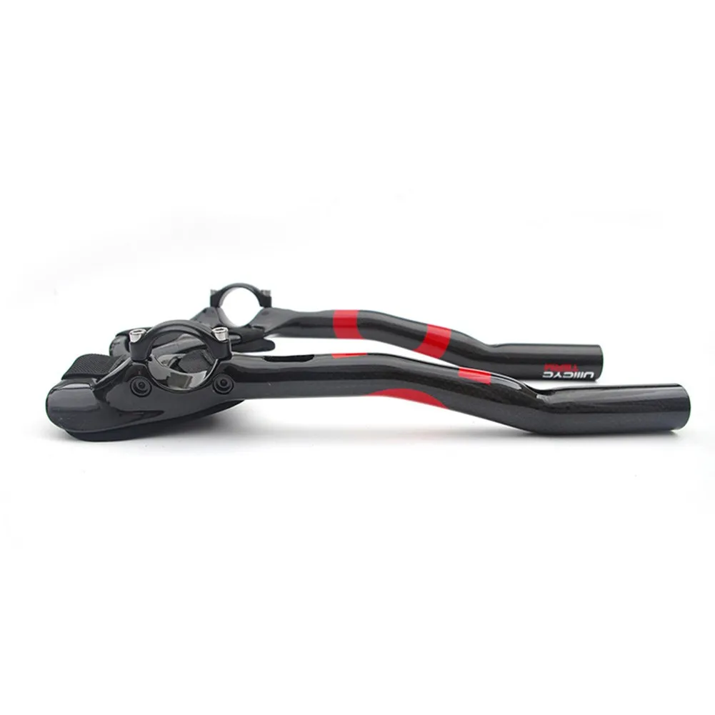

1 Pair Bar End Full Carbon Fiber Road Bike Extender TT Triathlon Aerobar Rest Handlebar 31.8MM Mountain Bicycle Vice Components