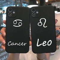 12 constellations drawing line art phone case for iphone 12 11 pro max 5 5s se 2020 8 6s 7 plus xs max x xr silicone tpu cover