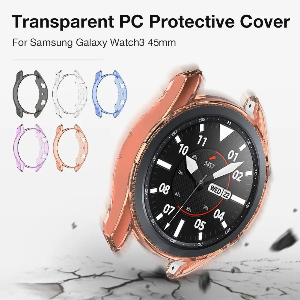 

Case For Samsung Galaxy Watch 3 45mm Smart Watch Accessories Protection Cover Silicone Protector For Samsung Galaxy Watch 3