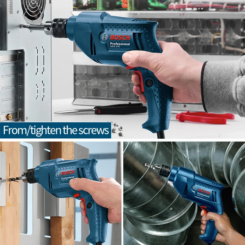 BOSCH GBM340 электрическая сверлильная отвертка ручная дрель пистолет