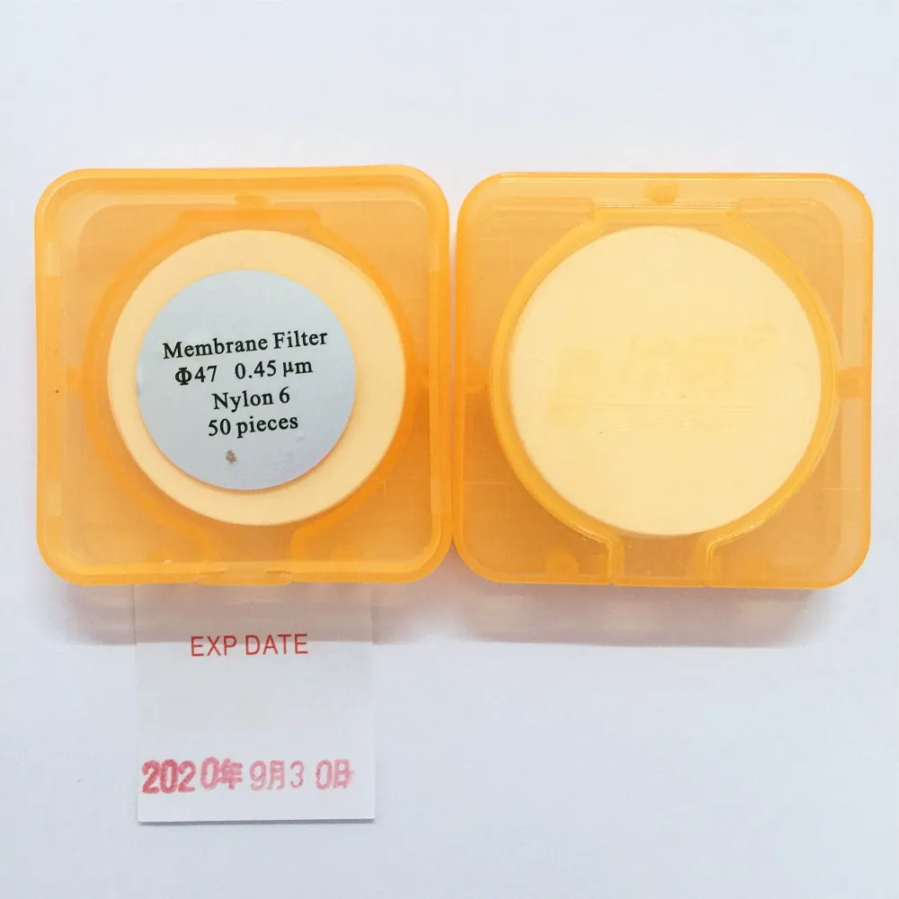 Микропористый мембранный фильтр нейлон Диаметр 47 мм мембраны микрофильтров
