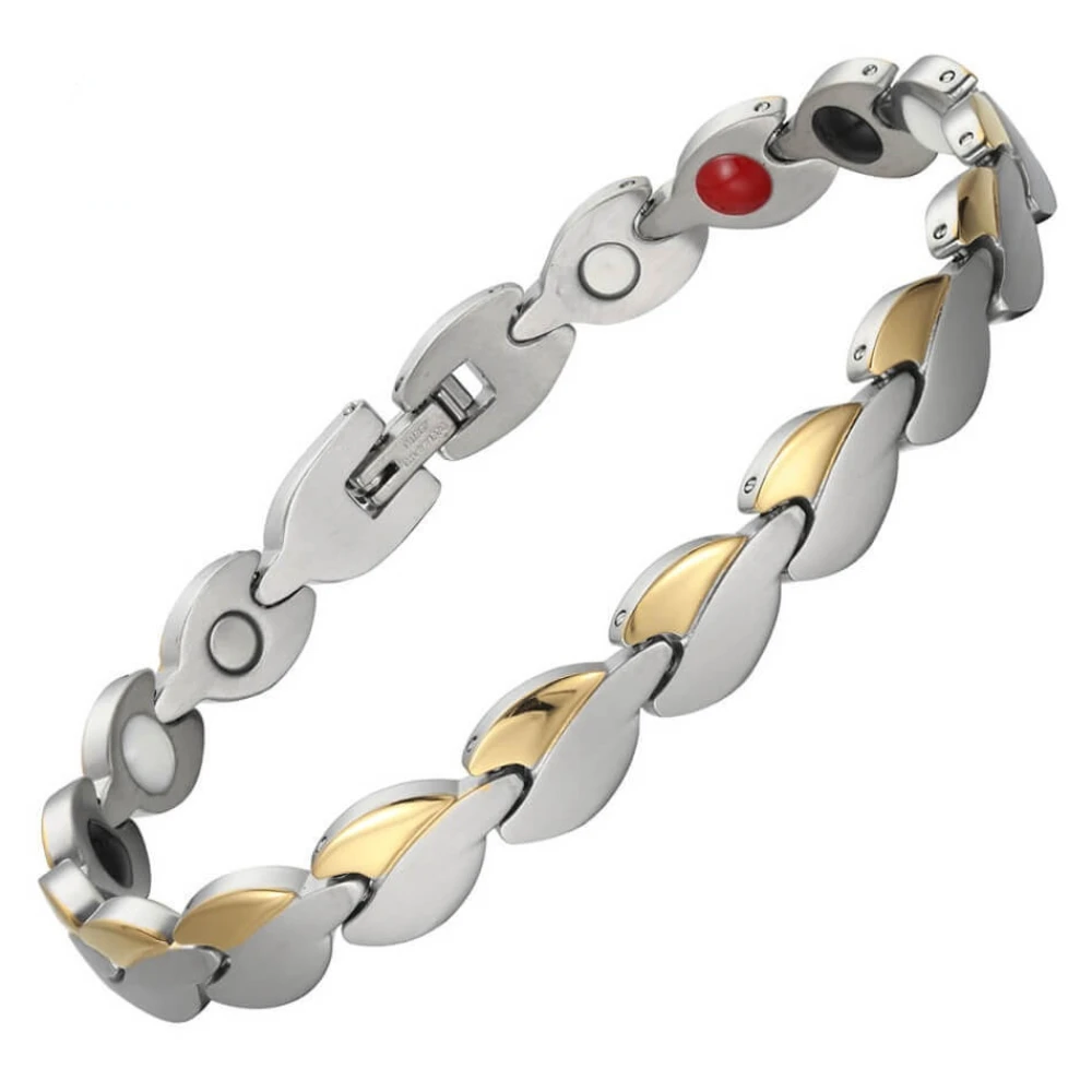 

European and American Fashion Stainless Steel Bracelet Magnetic Energy Titanium Steel Bracelets For Women
