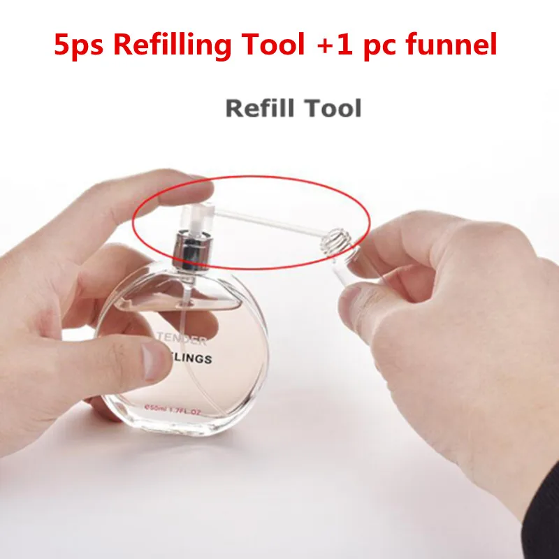 Парфюмерный распылитель 5 шт./лот многоразовые флаконы инструменты для заправки