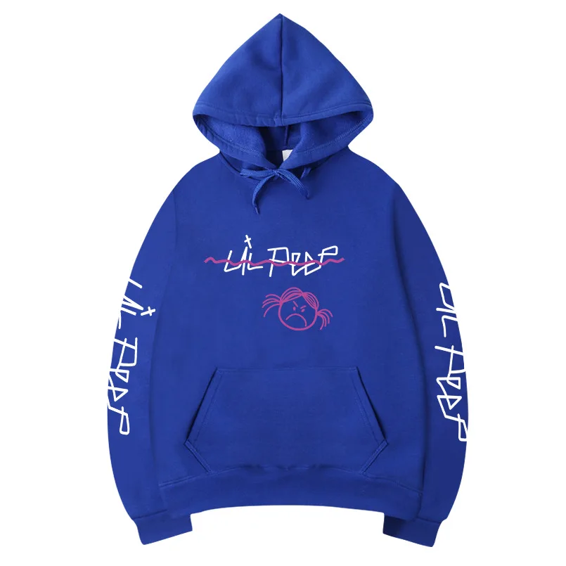 Толстовка Lil Peep с надписью Love мужские свитшоты пуловер капюшоном для мужчин и