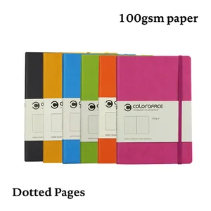 Классический A5 в точку ноутбук в горошек Блокнот жесткий чехол 100gsm эластичная лента путешествия планировщик Дневник