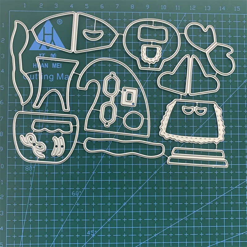 

Christmas Santa Claus Die Cutting and Cutting Dies for Cards and Dies Scrapbooking New Arrival 2021 Metal Cutters Arts