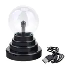 USB электростатический шар с голосовым управлением, плазменный волшебный маленький Ночной светильник, светильник, сенсорный электростатический шар
