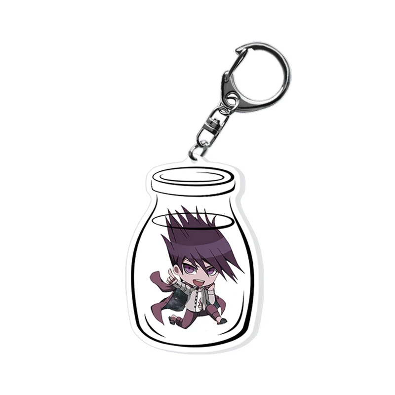 Лидер продаж брелок для ключей Danganronpa V3 Q версия Kaede Akamatsu IU Iruma Kokichi Oma акриловые