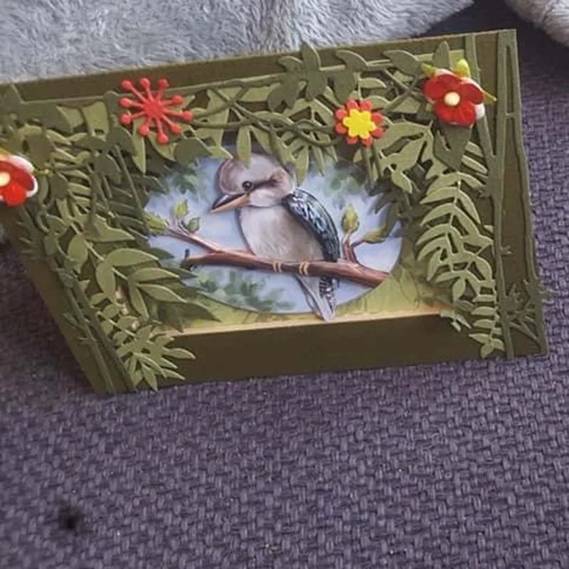 Металлические штампы для высечки листьев кулон высечка Скрапбукинг Бумажные