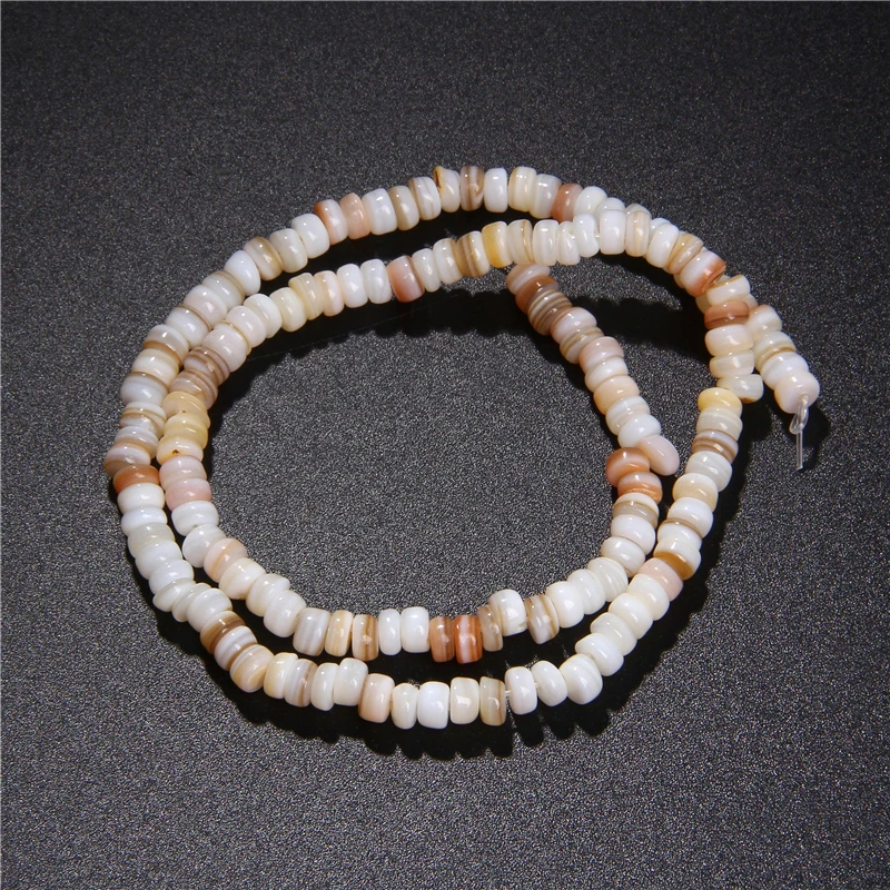 Бусины из натуральных раковин 6 мм бусины с натуральным перламутровым корпусом