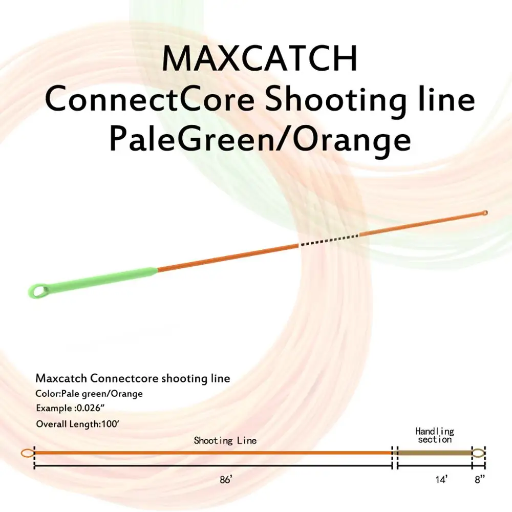 Рыболовная леска Maximumcatch ConnectCore 100ft 20/30lb плавающая с двумя сварными петлями|fishing