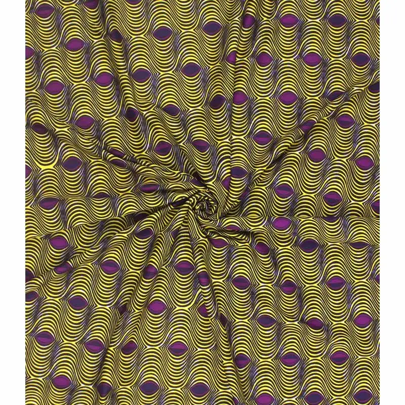 

LANLIUZHI African chiffon fabrics New design real prints silk fabric and chiffon fabric for women dress 4+2yards ML9X01-ML9X11