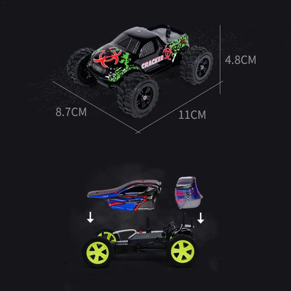 All Terrain RC Car High Speed Electric Vehicle Toy With 2.4 GHz Radio Controller Waterproof Off-Road Truck Model For Children | Игрушки и