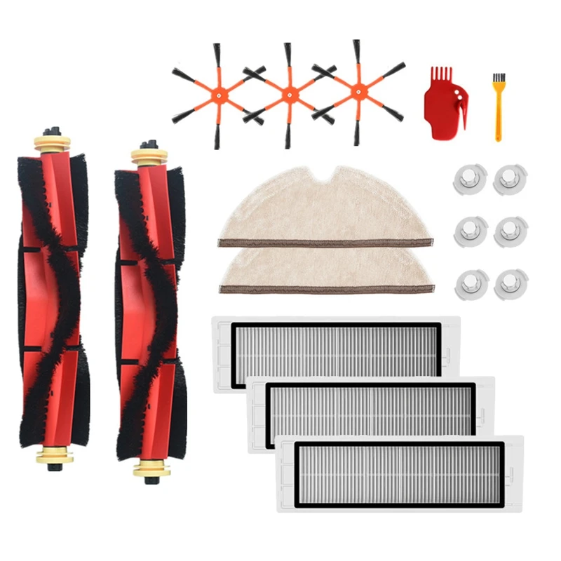 Аксессуары для пылесоса 18 шт. основная щетка/Фильтры/швабра/боковые щетки