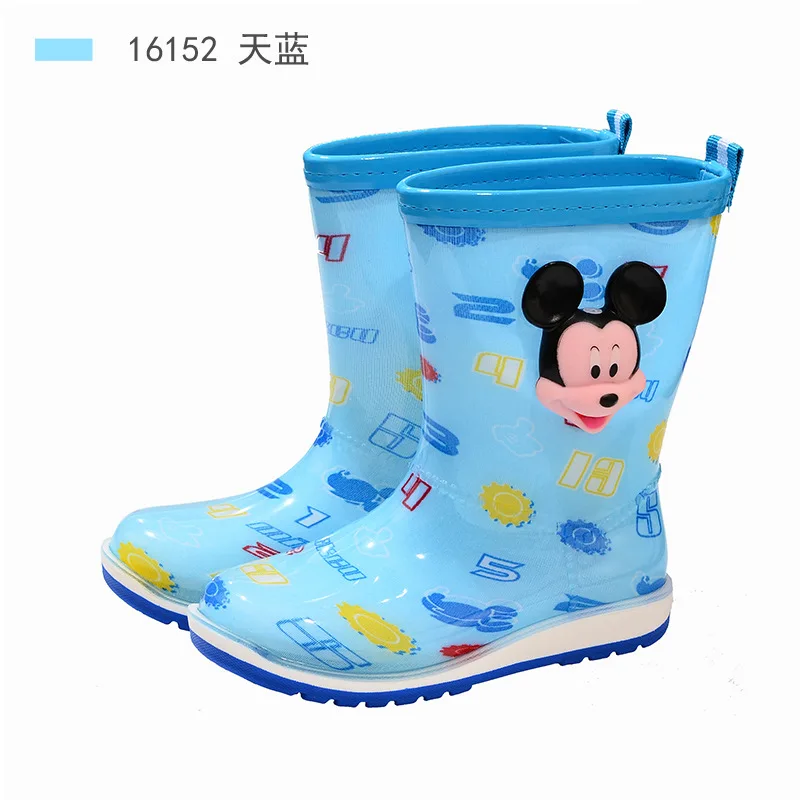 

Disney Mickey Mouse children's baby middle school children's rain boots non-slip water shoes Frozen men and women
